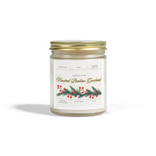 Load image into Gallery viewer, Frosted Praline Garland Candle, Coconut Apricot Wax (4oz, 9oz)
